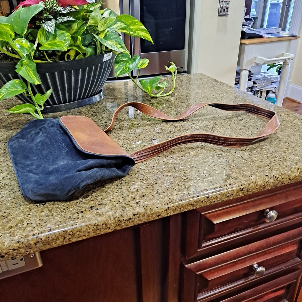 The Limited Navy and Tan Crossbody Bag
